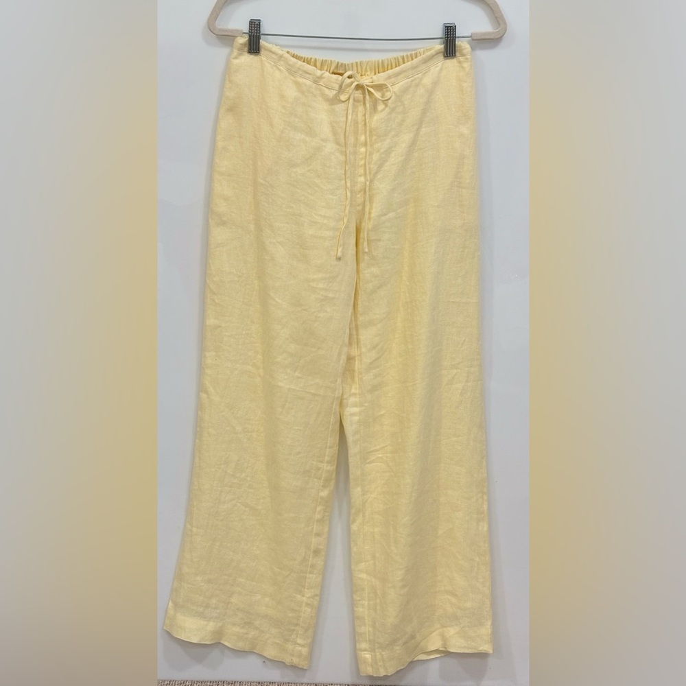 Magaschoni Cream Wide Leg Pants